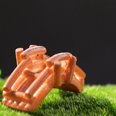 Miniatur Jembatan Bambu Ornamen Bonsai Plastik Diorama Terrarium - MNOO22