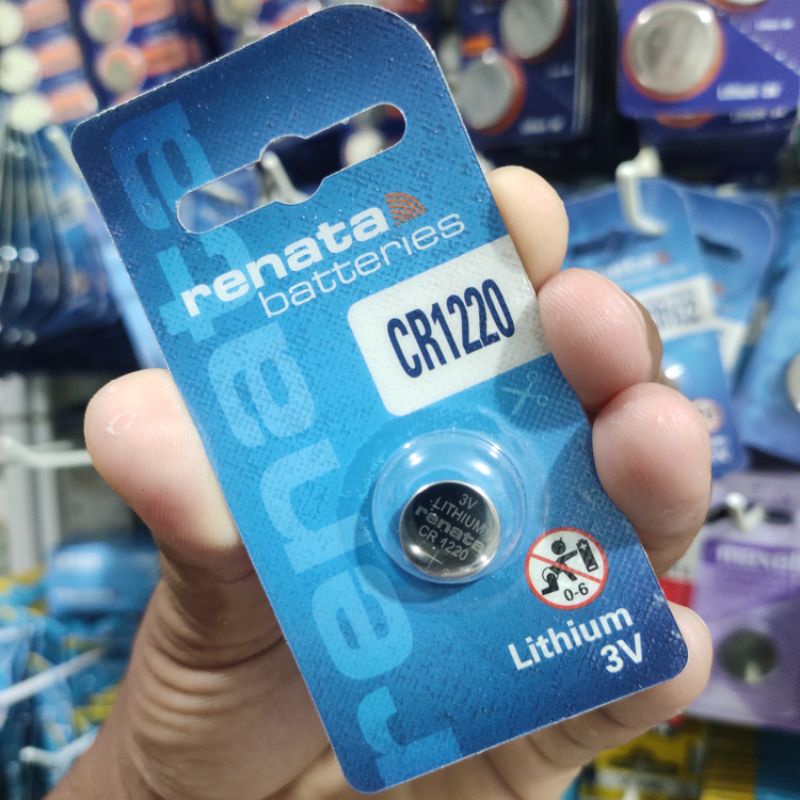 BATERAI JAM TANGAN CASIO EDIFACE EFA-131 RENATA CR-1220 ORIGINAL