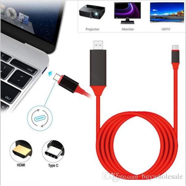 Kabel HDMI Type C - HDTV Cable - Kabel Macbook Type C to Hdmi