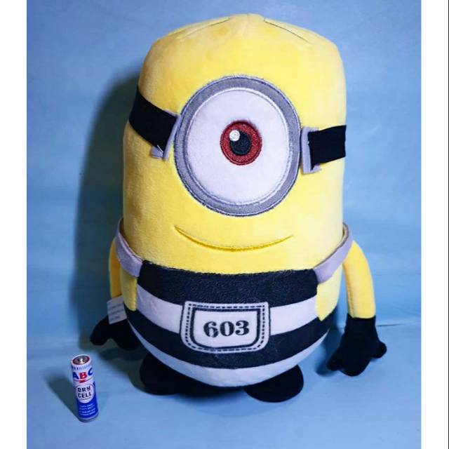 Boneka Minion Plush Doll Prisoner No. 603