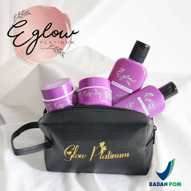 Eglow Platinum Ecer | Cream Siang Eglow Platinum| Toner | Pemutih Wajah ( Bisa COD)