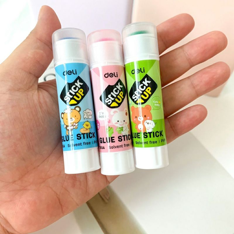 Lem Stick Deli Glue Stik Joyko Lem Puter Peralatan Kantor Lem Kertas Glue Stik