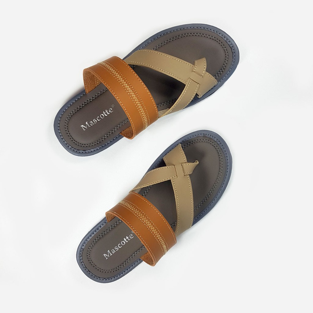 Mascotte LIPOSO Sandal Pria 975.280-283 [ Tan, Hitam dan Cream ] / Ramayana Jatinegara