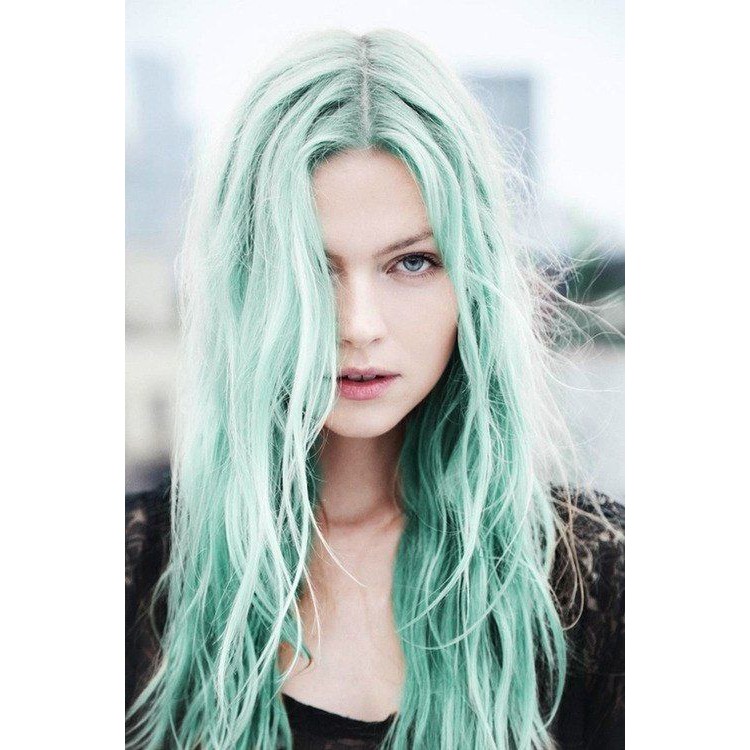 COLOR ME MINT GREEN hair color cream / cat pewarna rambut