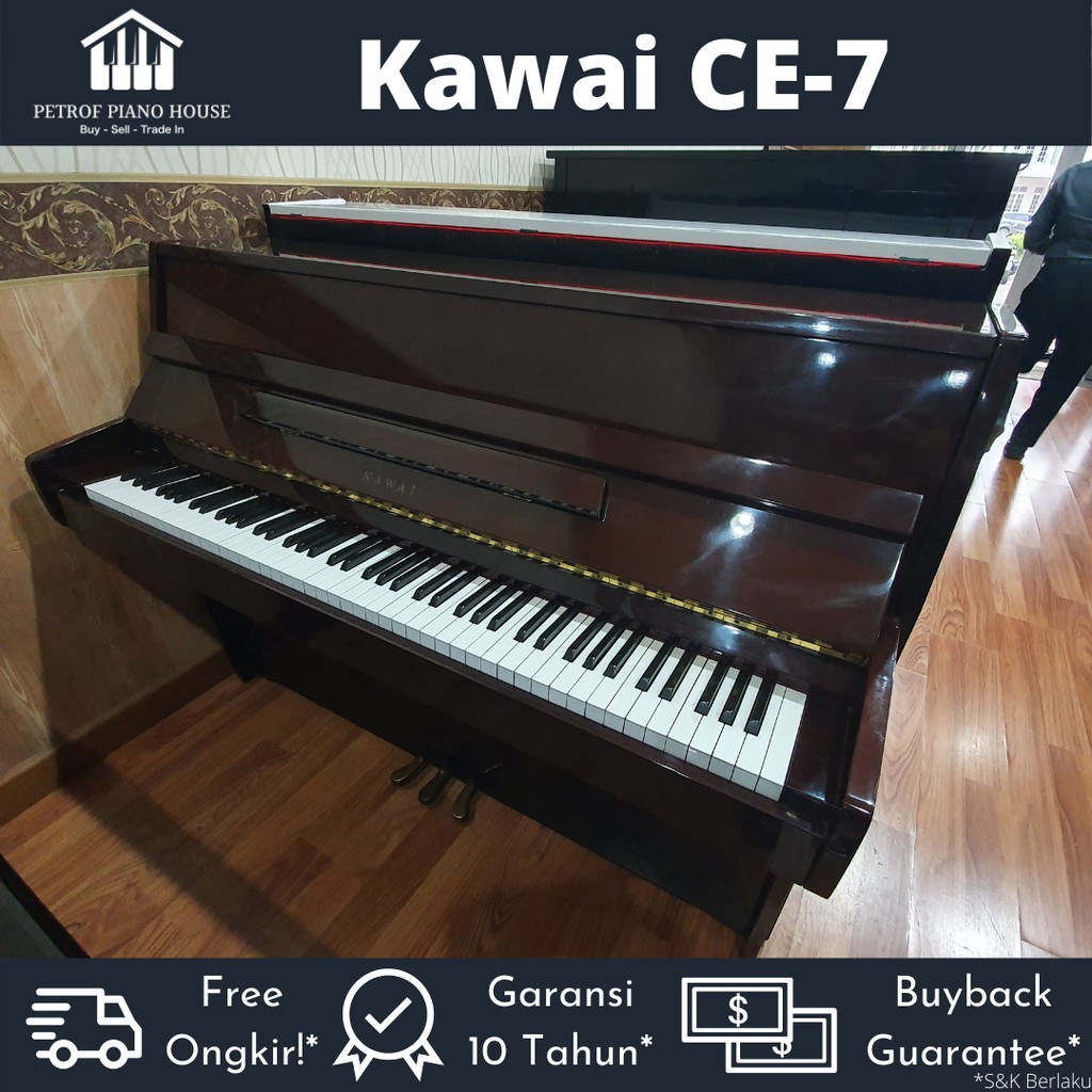 Kawai CE 7 Upright Piano Bekas Second