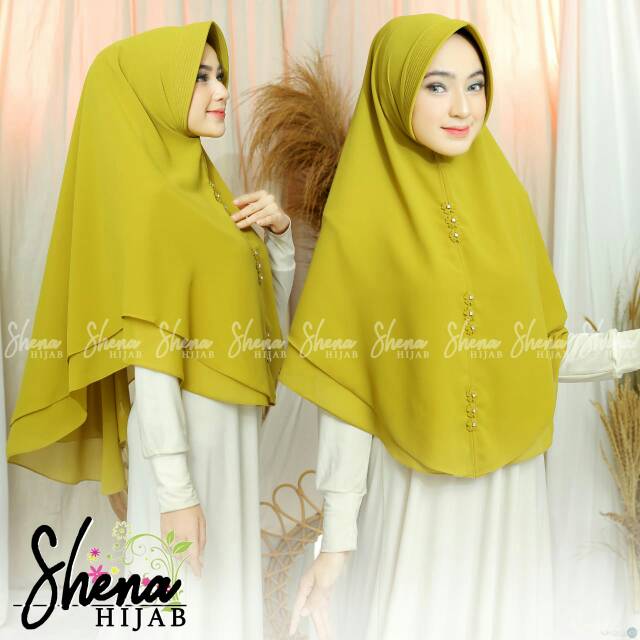 Shena hijab aksen bunga