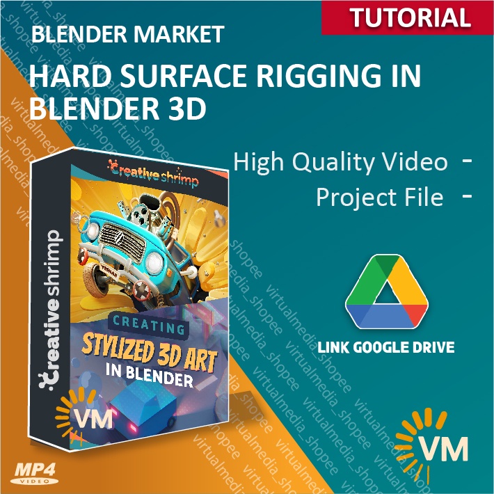 Jual CREATIVE SHRIMP - CREATE STYLIZED 3D ART IN BLENDER | DVD TUTORIAL ...