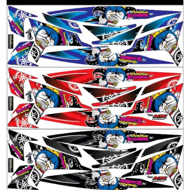 Striping Sticker Variasi Motor yamaha Mx king Variasi motor