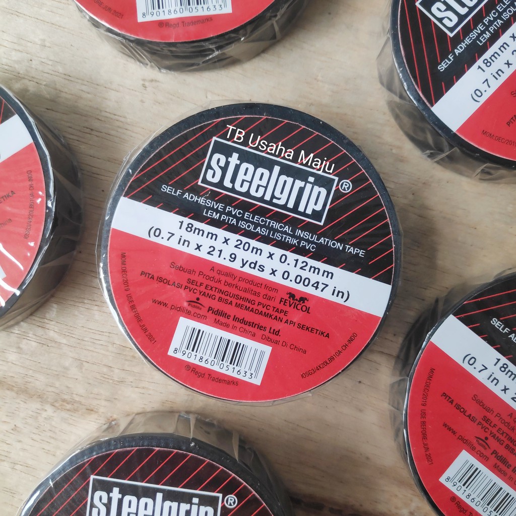 

Isolasi Listrik Steelgrip Steel Grip Selotip Tape