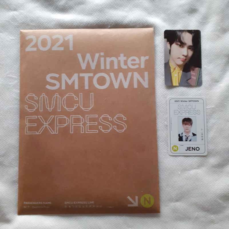 [UNSEALED] SMTOWN WINTER SMCU EXPRESS NCT JENO PASSCARD KUN PHOTOCARD PC