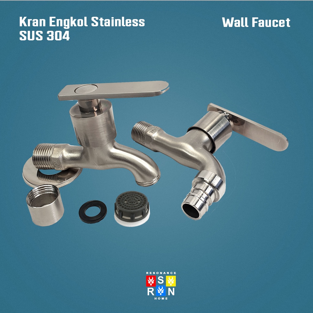 Keran Kran Engkol Bahan Stainless SUS 304 Resonance Home