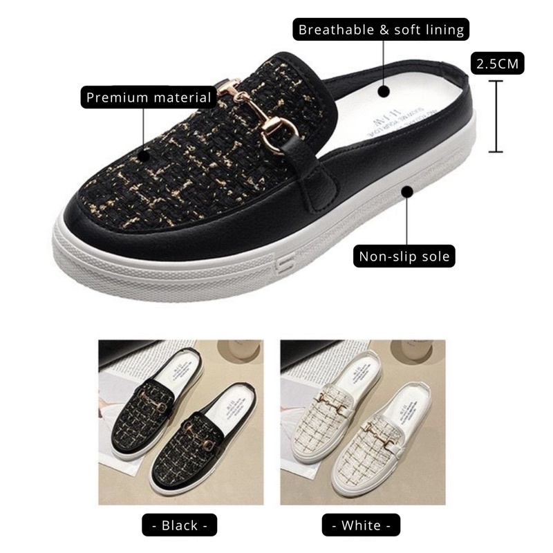 GROSIRTAS &quot;FREE BOX&quot; LV0047 Sepatu Flat Shoes Slip On Wanita Fashion Import