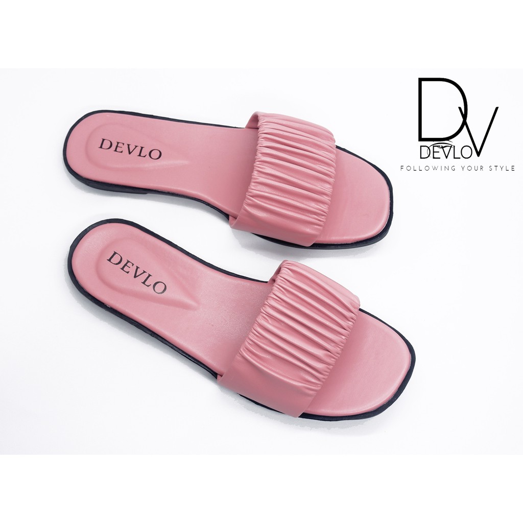 Sandal Teplek Wanita Sandal Kerut Devlo