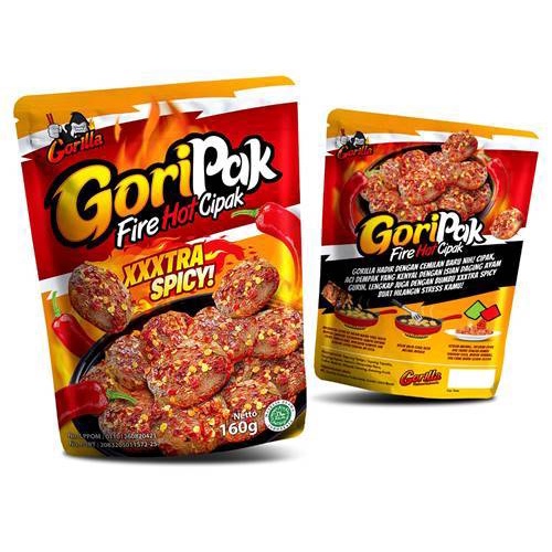 

Gorilla Aci Dempak GoriPak 160 Gr Fire Hot Cipak