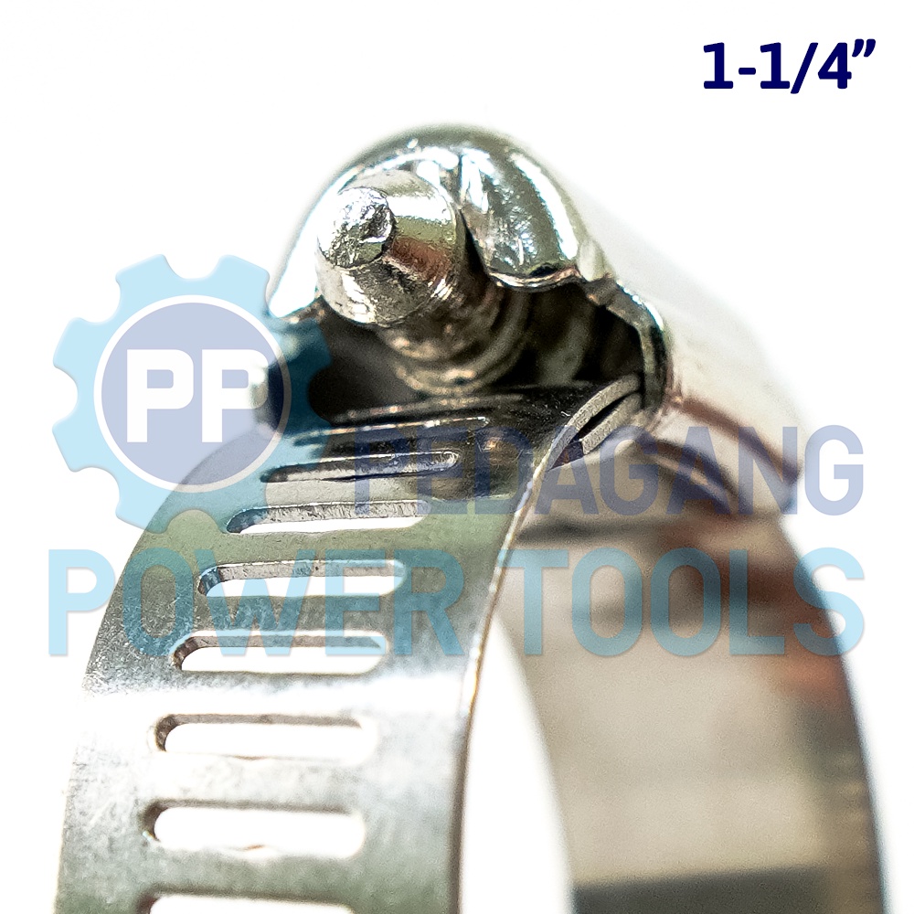 BISON SATUAN KLEM SELANG 1-1/4&quot; INCH STAINLESS STEEL HOSE CLAMP CINCIN