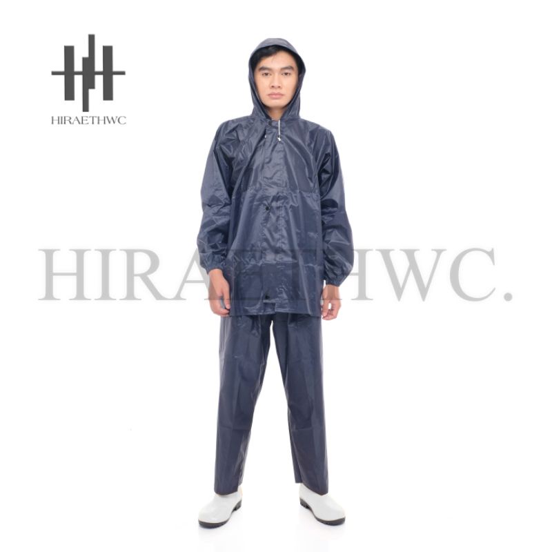 JAS HUJAN SET BAJU DAN CELANA / STELAN JAS HUJAN NAVY