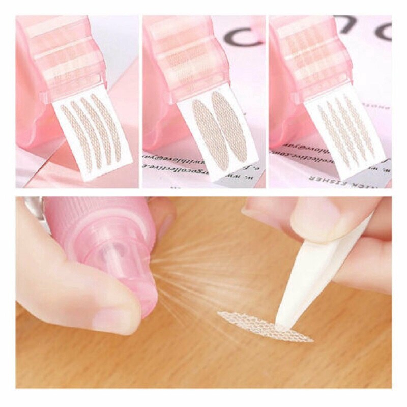 360 Stickers Plum Shaped Silk Gauze Reel Double Eyelid Stickers