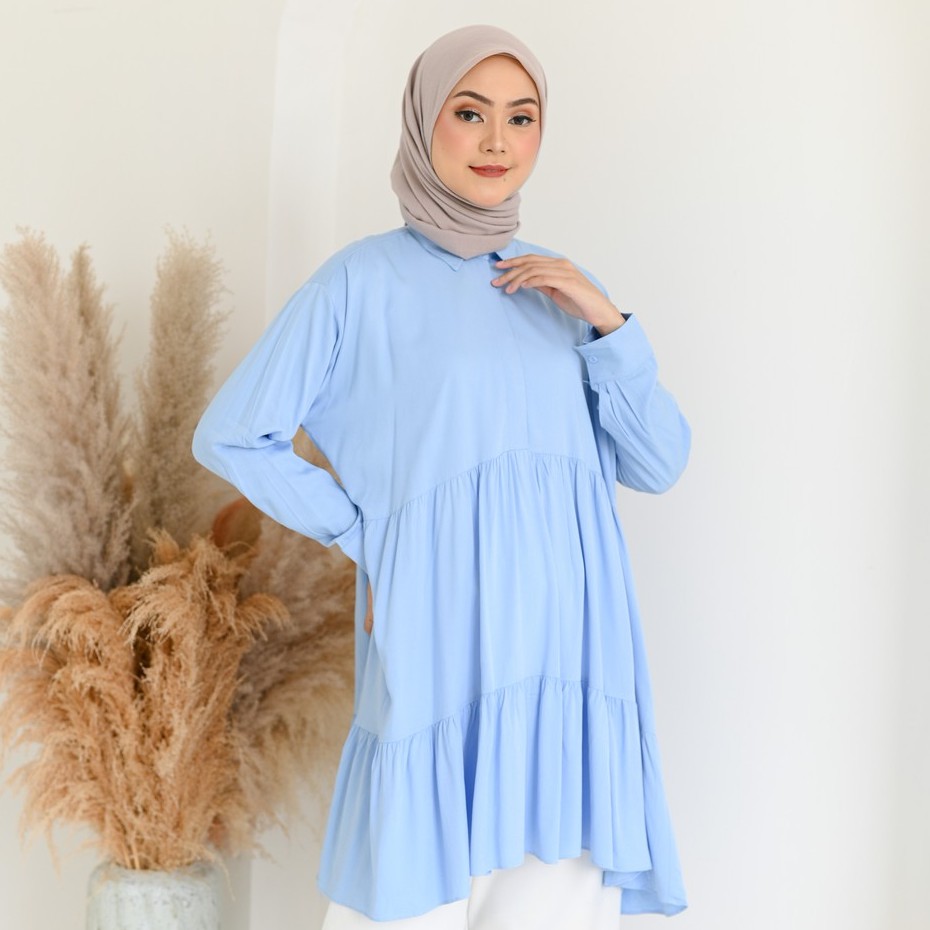 KEMEJA TUNIK ABEL RAYON TWILL PREMIUM TUNIC B357