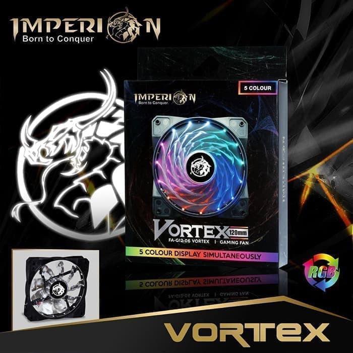 Fan Casing 12cm Imperion Vortex RGB Fan Case with LED