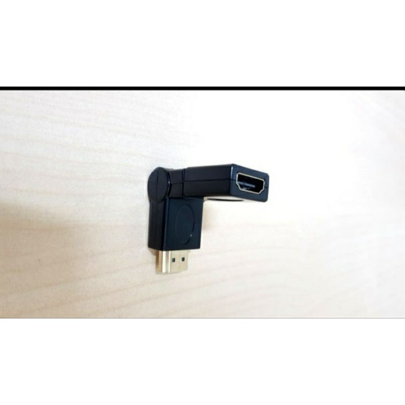 SKU-1022 KONEKTOR / CONNECTOR / GENDER HDMI MALE FEMALE 180 DERAJAT