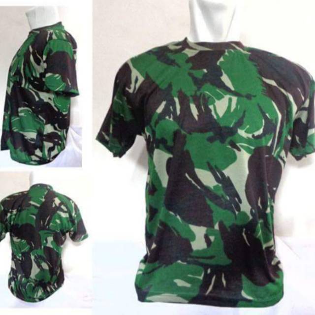 Kaos pendek kaos loreng kaos tactical army kaos lapangan outdoor