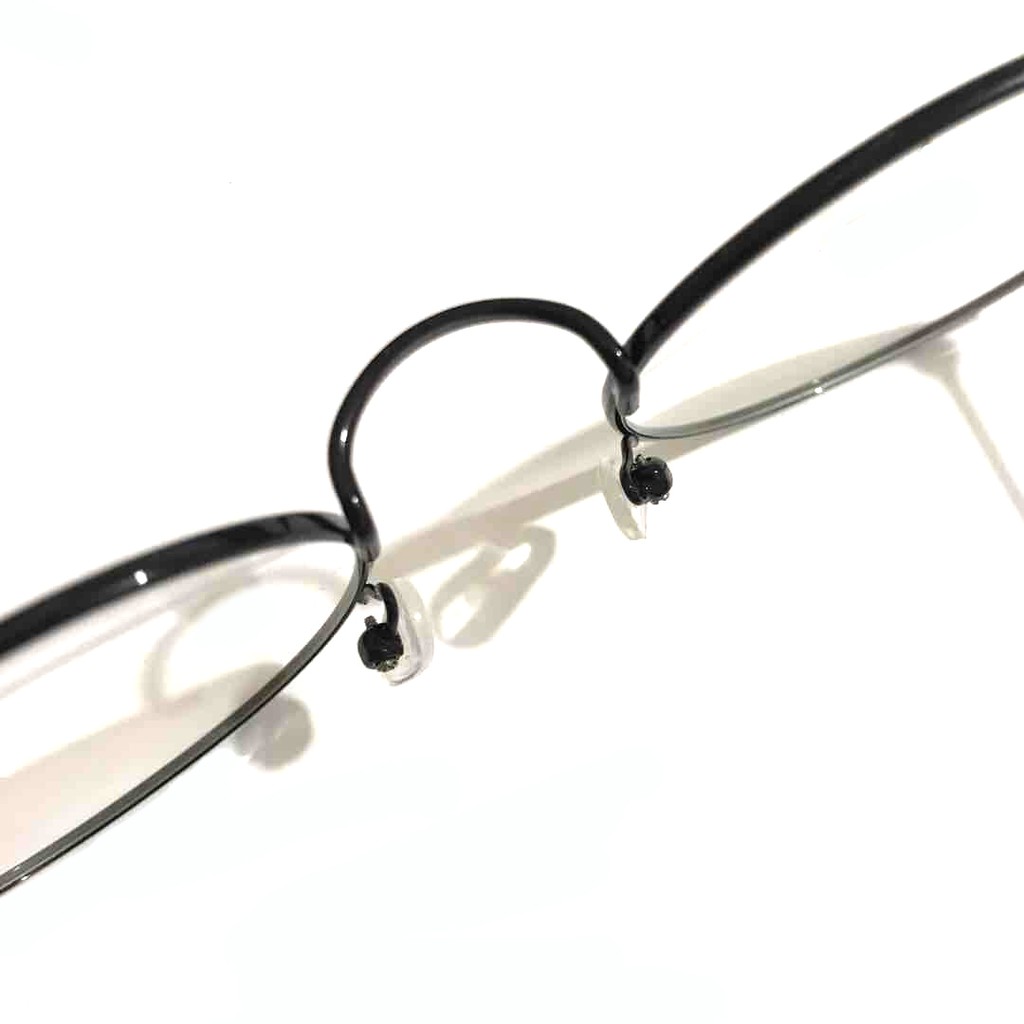 Kacamata Frame/Kacamata Wanita dan Pria Gaya Retro Round Eyeglasses Metal Frame