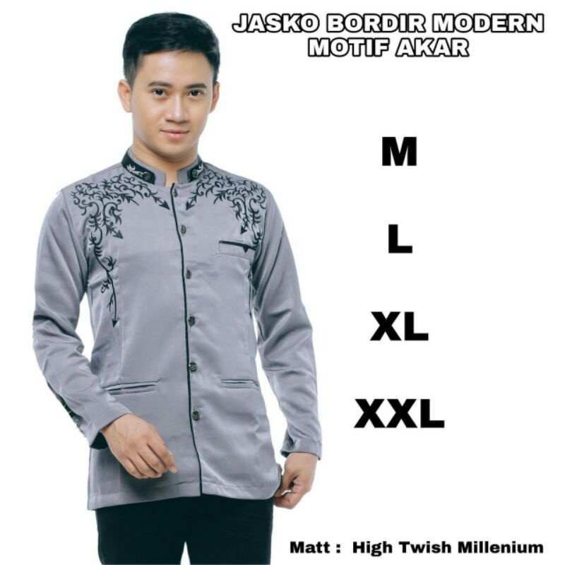 Jas koko pria Baju Koko Pria Dewasa Lengan Panjang Dewasa Baju Muslim Murah Modern