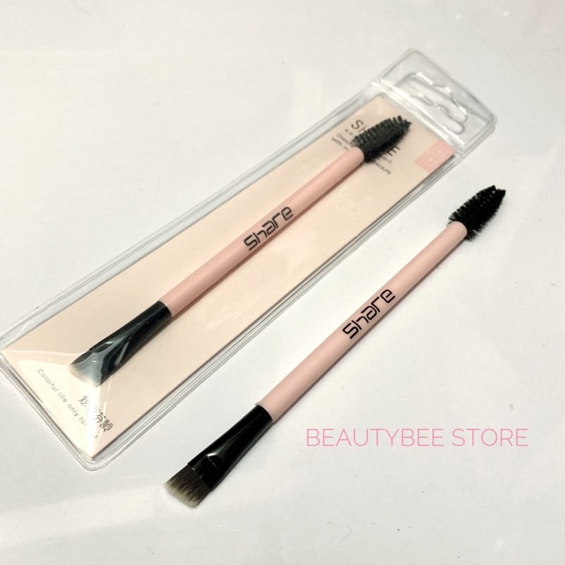 BRUSH ALIS / EYEBROW BRUSH + SIKAT ALIS 2 IN 1 MERK SHARE F3686a-1