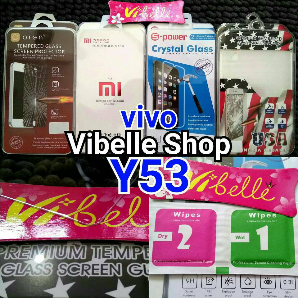 TEMPERED GLASS VIVO Y53 Screen Guard Anti Gores Kaca VIVOY53 VIVO Y 53