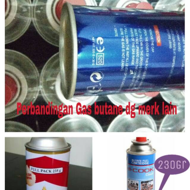 Gas kaleng portable butane refill kompor portable gas stove mini