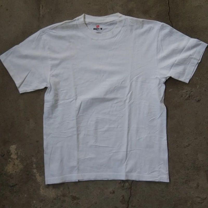 Hanes putih kaos polos