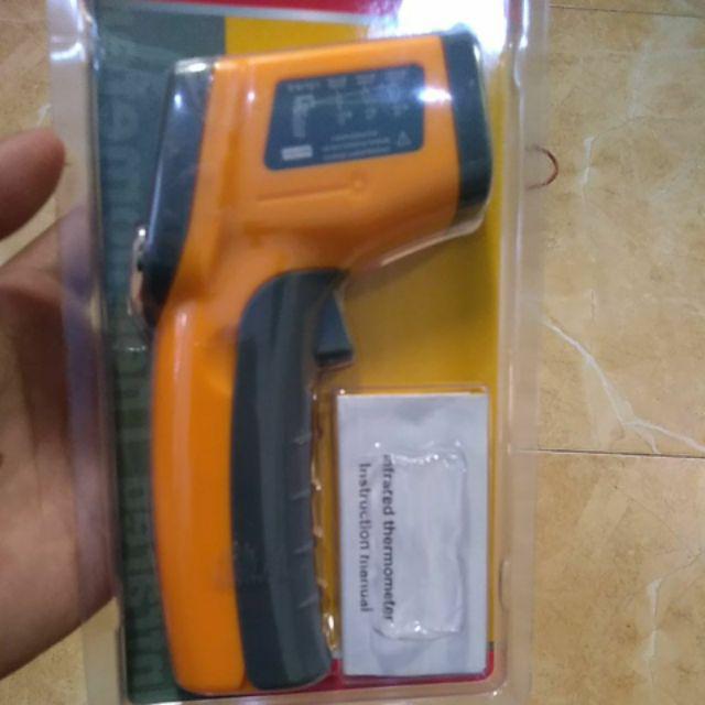 Thermometer Termometer Gun Non Contact Contactless Thermogun Termogun Digital Infrared Pengukur Suhu