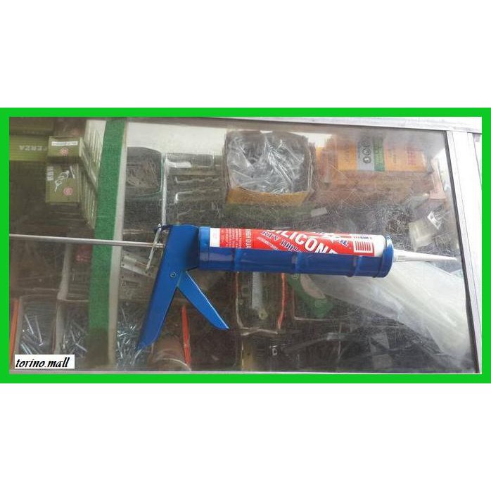 

TAKEREP- LEM SILICONE SILIKON + TEMBAKAN 1 SET / LEM SILIKON KACA SIAP PAKAI -TNALAES-EPAT.