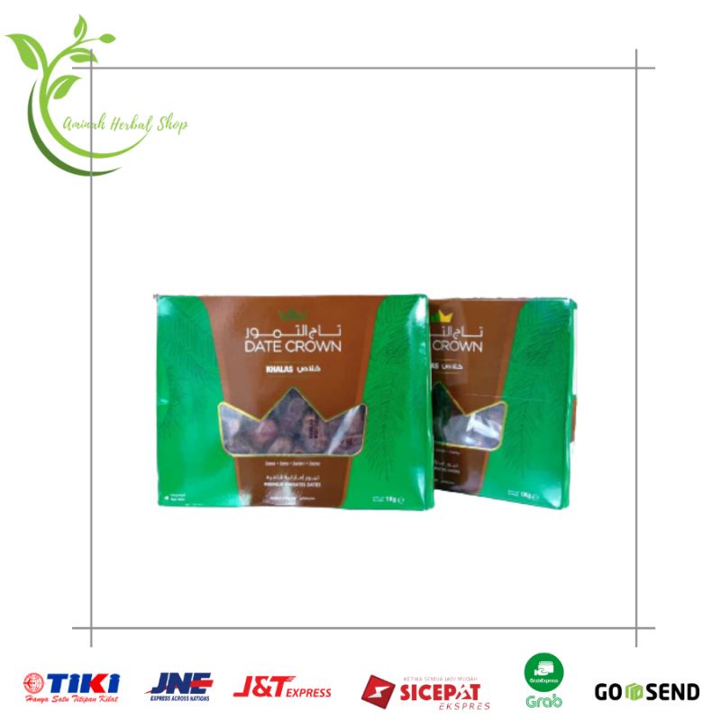 

Kurma Date Crown Khalas - Kemasan Kotak 1kg