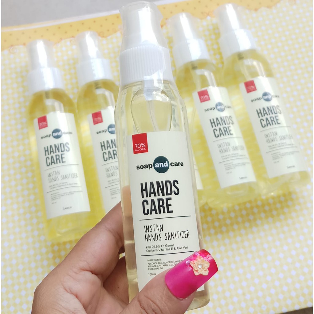 HANDS CARE SOAP AND CARE INSTAN HAND SANITIZER 100ML