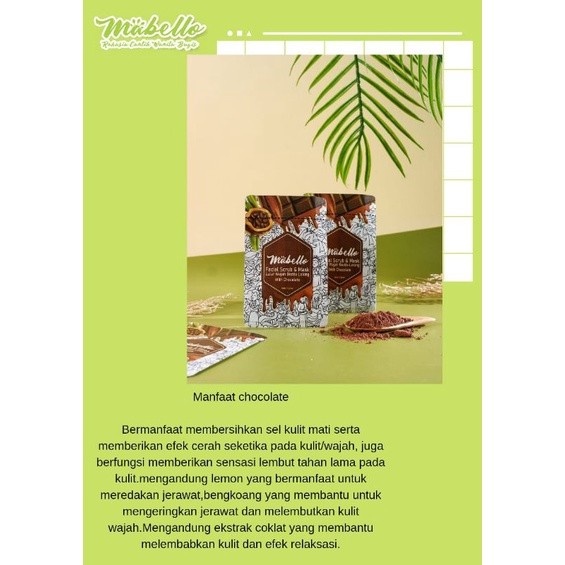 ✿ MADAME ✿ MABELLO MASKER WAJAH ORGANIK SACHET MASKER WAJAH ALAMI BPOM ORIGINAL