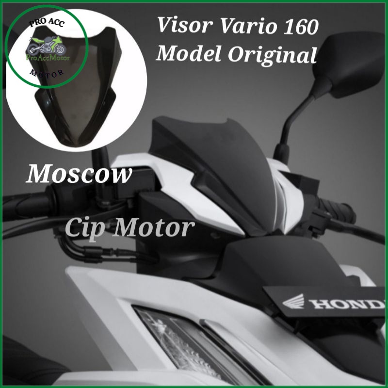 Visor VARIO 160 2022 2023 model Original Moscow Windshield VARIO 160 2022 bisa cod