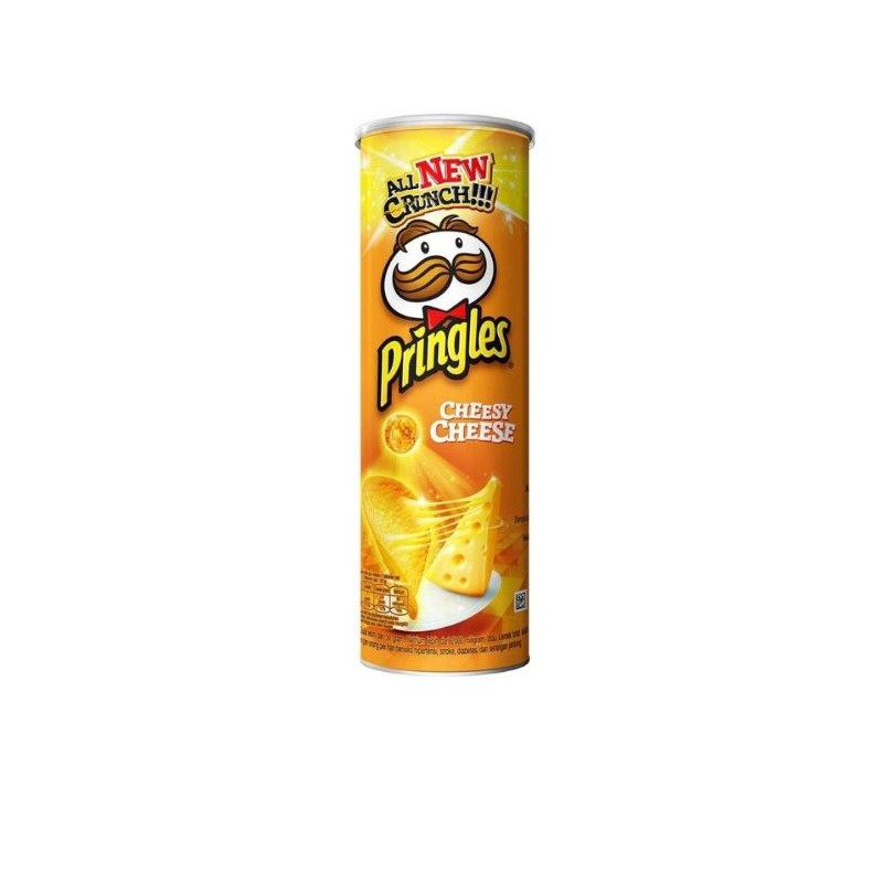 

Pringles potato crisps cheesy cheese 107gr