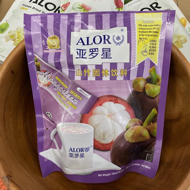 Alor Mangosteen Instant Drink 25 X 12sticks