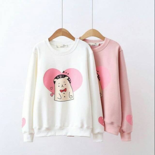 Sweater lucu ceweMF Ai bear sweater