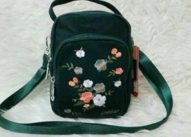 Tas wanita chibao Y332-11/Y332 bordir bunga import