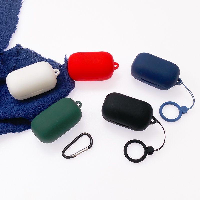 Case Silikon Dengan Strap Jari Anti Jatuh Untuk Earphone JBL T280TWS