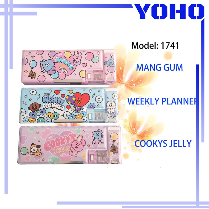 Tempat pensil magnet Kartun Pencil Box Cartoons 1741