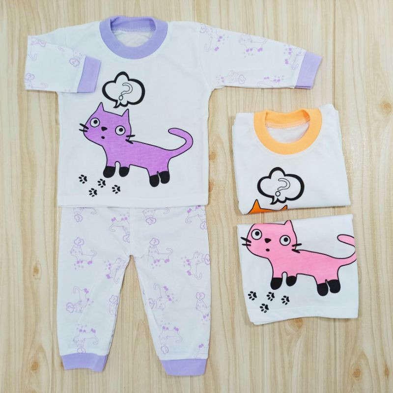 [Ss-8046] Pakaian Bayi 0-12bulan, Baju Tidur Bayi, Baju Anak Perempuan