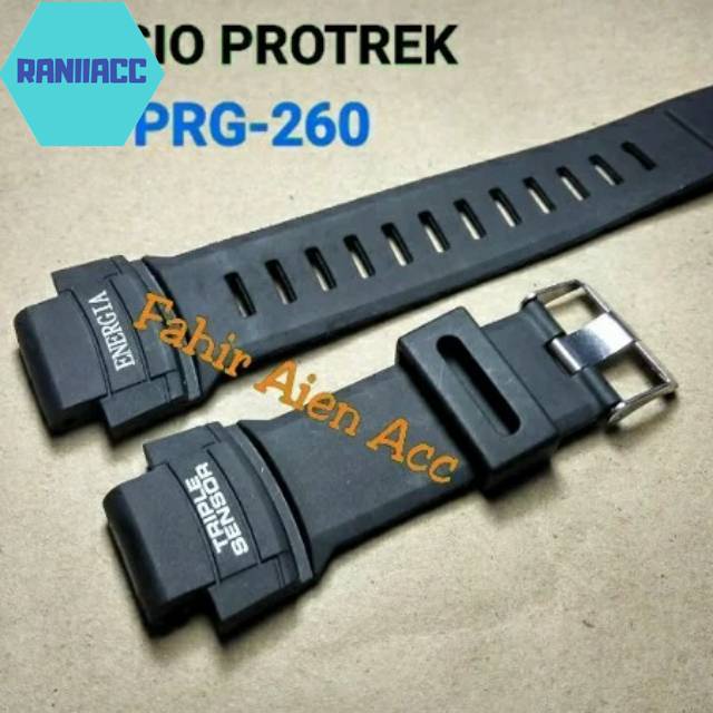 TALI STRAP CASIO PRW3500 RUBBER STRAP TALI JAM TANGAN CASIO PROTREK PRW-3500 PRW 3500 .
