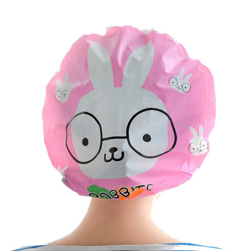 OTS 355 - Topi Mandi Anti Air Aneka Gambar Kartun / Shower Cap