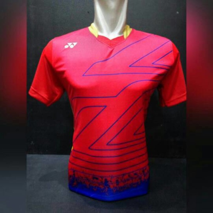Baju Kaos Badminton / Bulutangkis Yonex Y26 Merah