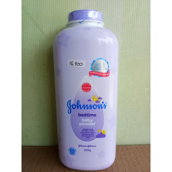 JOHNSONS BABY POWDER BEDTIME, MILK+RICE, BLOSSOMS, ACTIVE FRESH 300GR