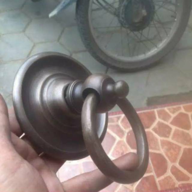 Handle Pintu Rumah Kuningan Antik Murah Gebyok 066