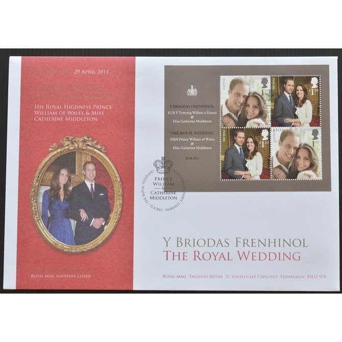 

Sale!!! Perangko Royal Mail Special Fd Cover - Royal Wedding 2011 . Promo